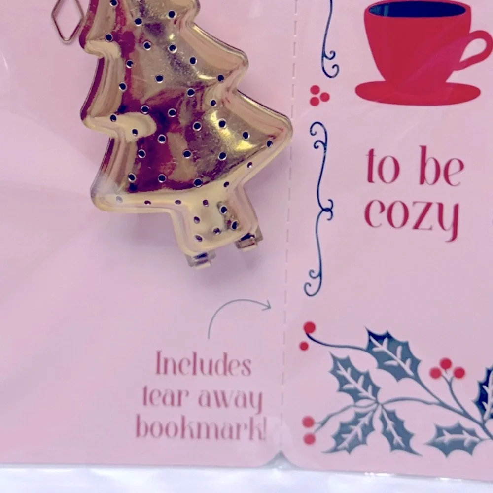NEW Target Bullseye Playground Tree Tea Infuser w/ bookmark